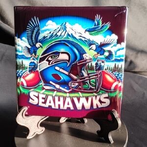 Hand Crafted Seahawks Art